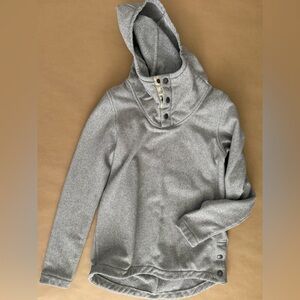 Sz XS/ North Face gray pullover jacket